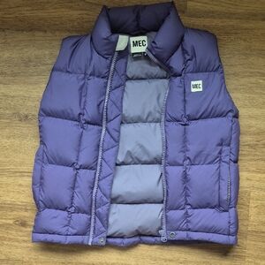 MEC Kids Purple Puffer Vest Size 8